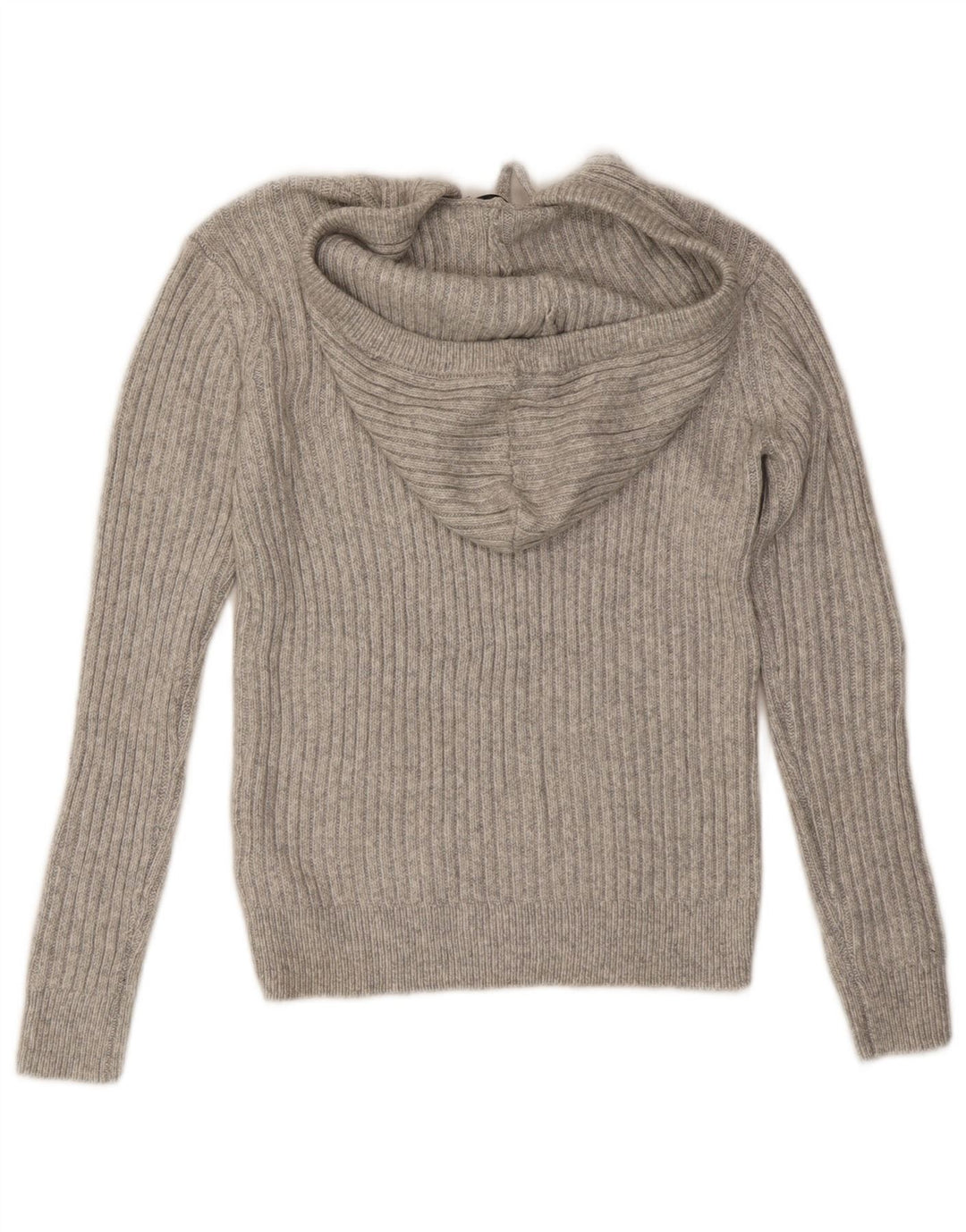 Marks & Spencer Damen Kapuzenpullover Pullover UK 6 XS Grau Polyester