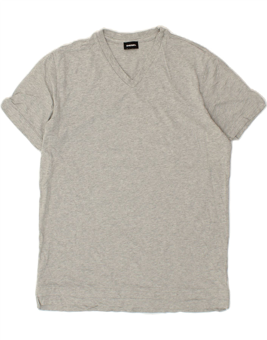DIESEL Womens T-Shirt Top UK 16 Large Grey Cotton Vintage Diesel and Second-Hand Diesel from Messina Hembry 