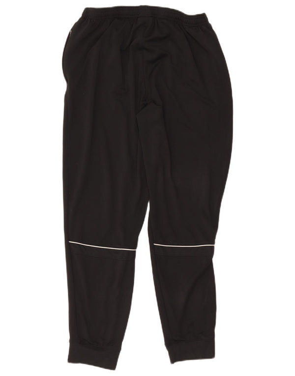Nike Damen Dri Fit Trainingshose Jogger UK 14 Large Schwarz Polyester