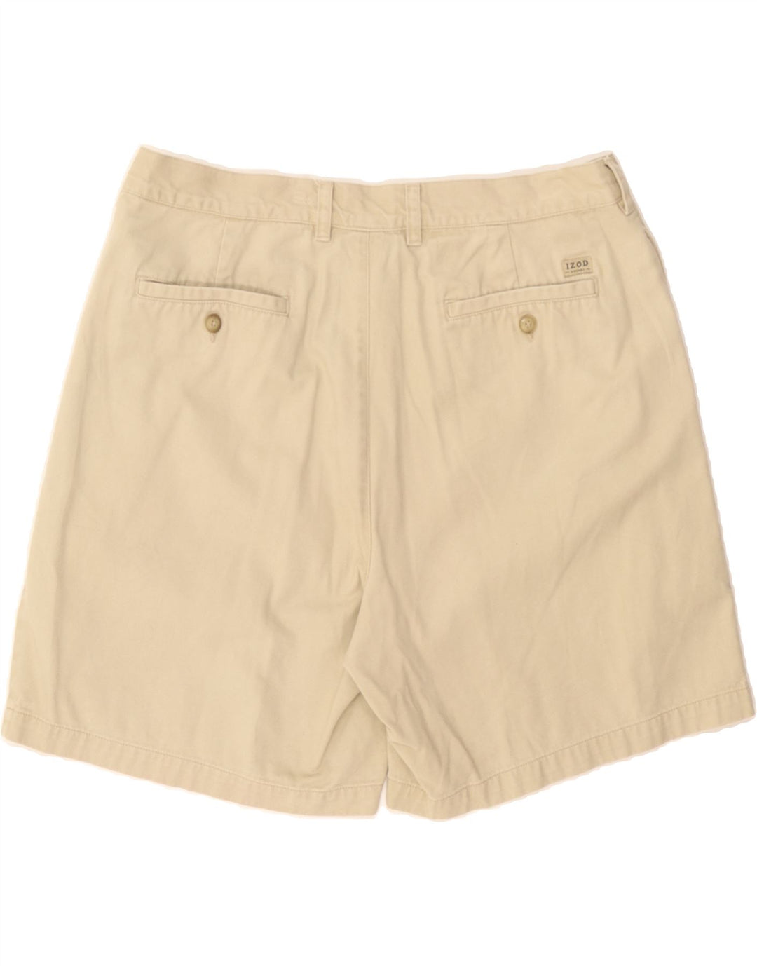 IZOD Mens Pegged Chino Shorts W36 Large  Beige Cotton Vintage Izod and Second-Hand Izod from Messina Hembry 