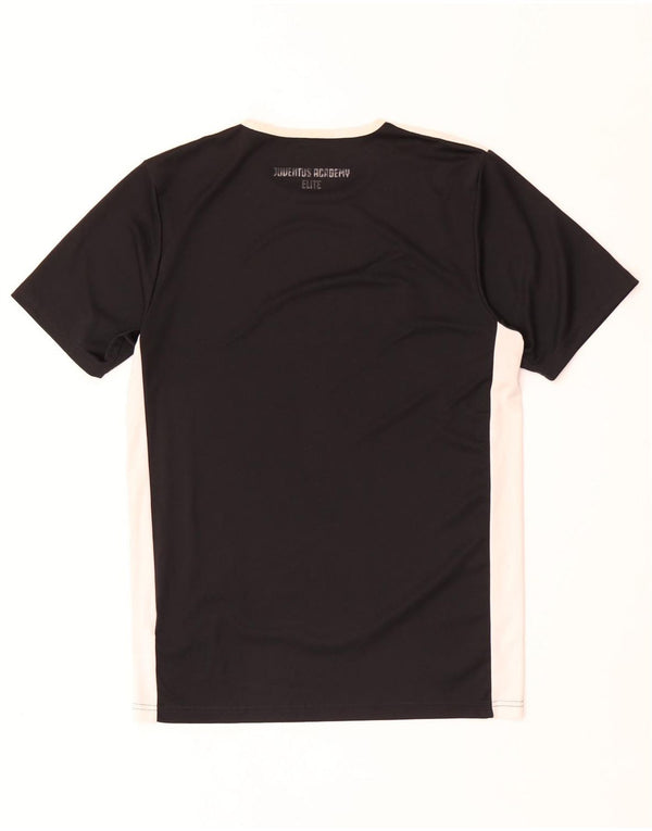 Adidas Herren Juventus Graphic T-Shirt Top Small Schwarz Colourblock Polyester
