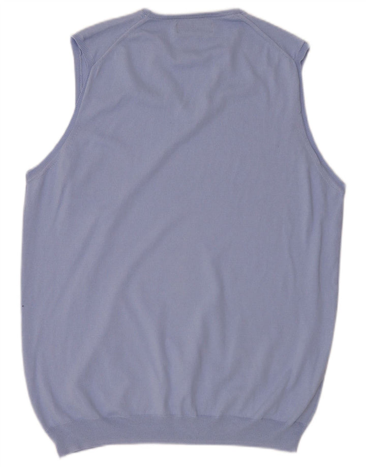 Zara Herren Weste Tank Top XL Blau