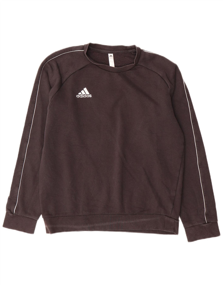 Adidas Herren Sweatshirt Pullover Medium Schwarz Baumwolle