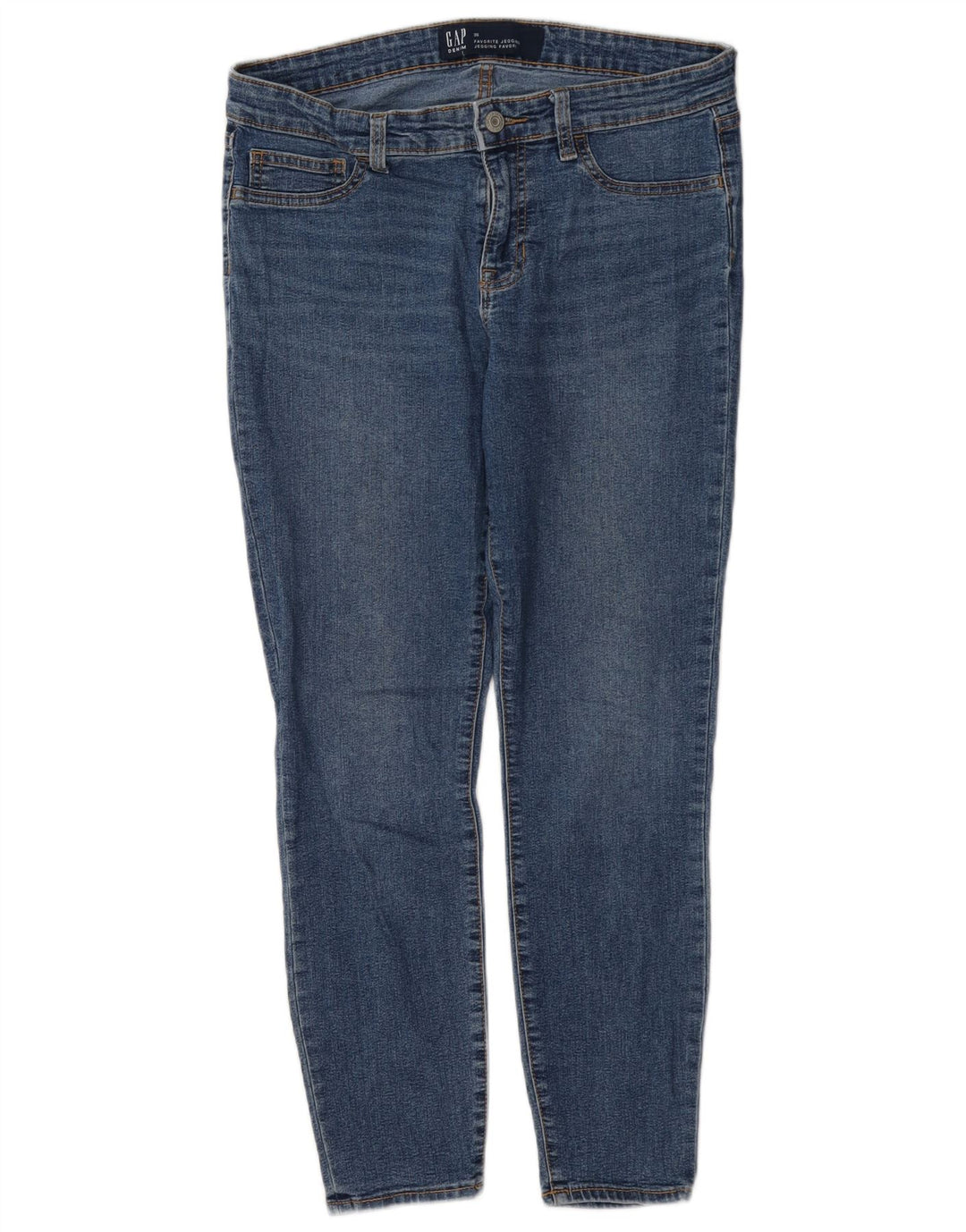 Gap Damen Jegging-Jeans W36 L26 Blaue Baumwolle