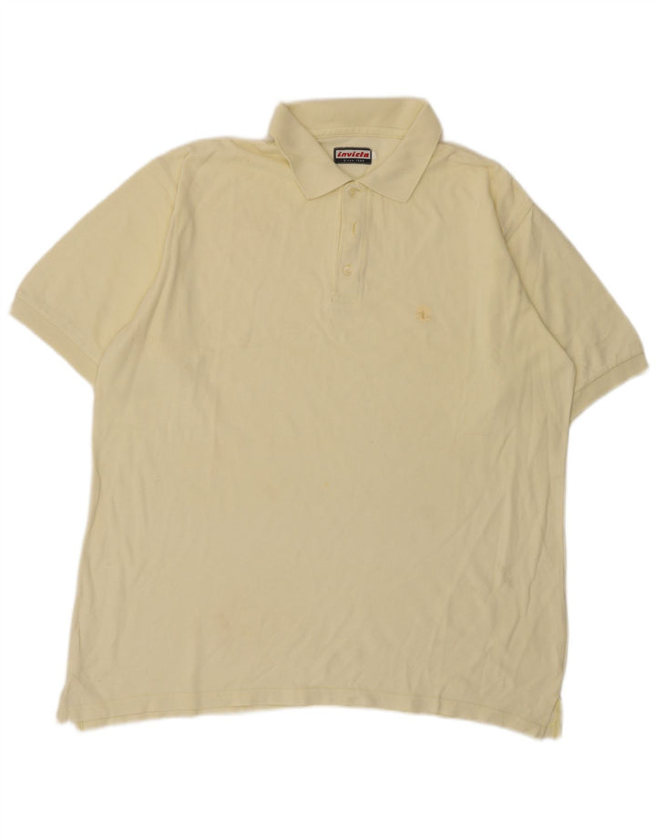 Invicta Herren Poloshirt XL Gelb Baumwolle