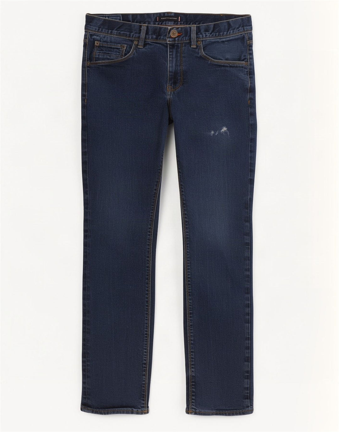 Tommy Hilfiger Herren Bleecker Distressed Slim Jeans W32 L32 Marineblau Baumwolle