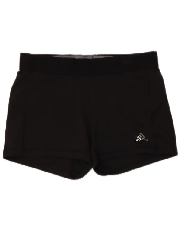 Adidas Damen Climalite Sport Shorts UK 16/18 Large Schwarz