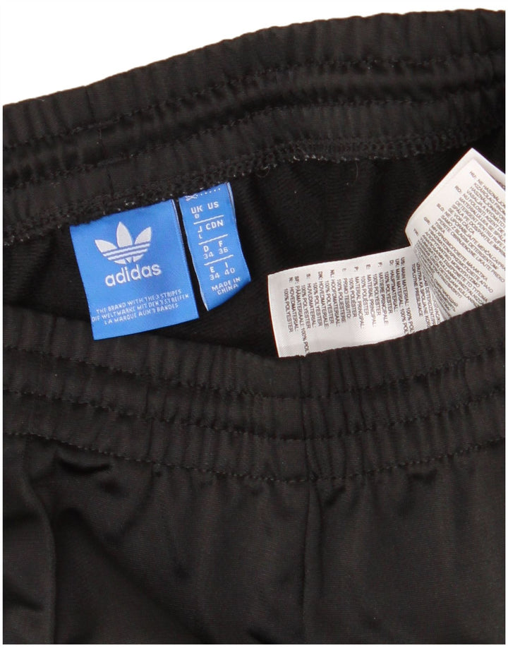 ADIDAS Damen Trainingshose UK 8 Small Schwarz Polyester