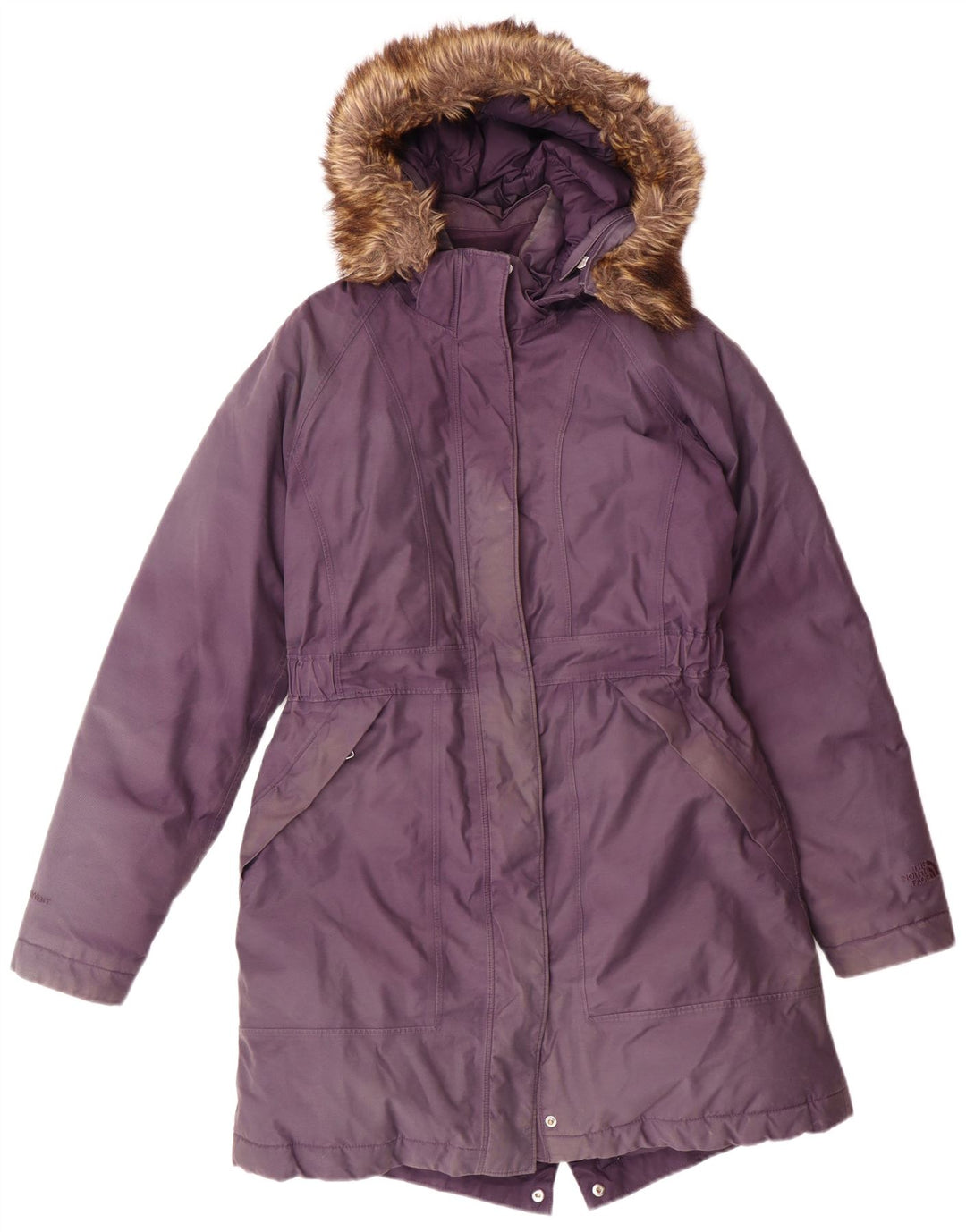 The North Face Damen Parka mit Kapuze, gepolstert, UK 12, mittelviolett, Winter