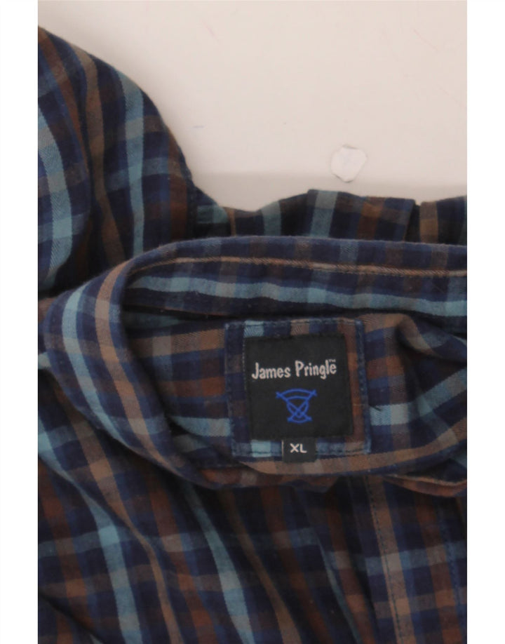 JAMES PRINGLE Mens Shirt XL Multicoloured Check Cotton Vintage James Pringle and Second-Hand James Pringle from Messina Hembry 