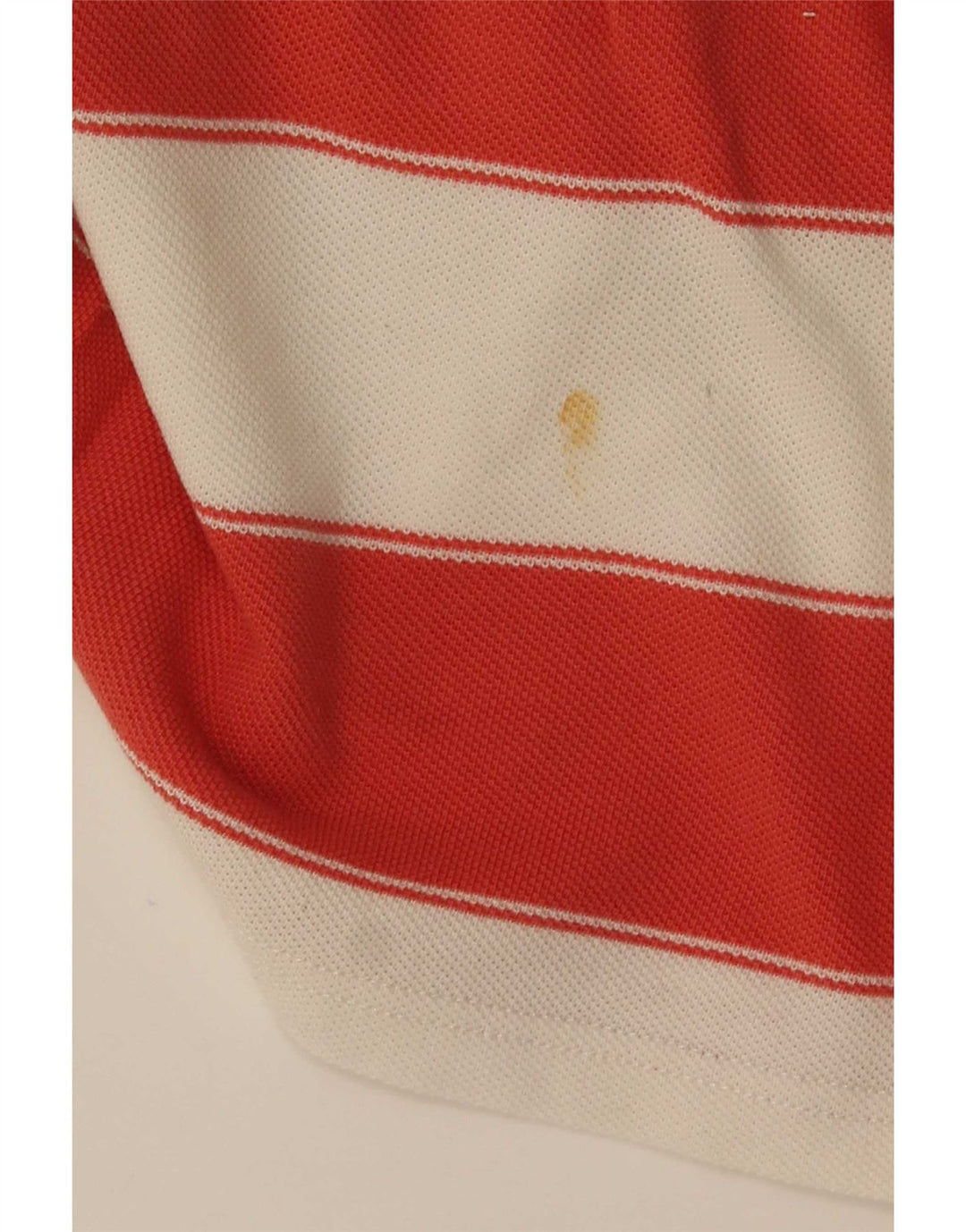 Fat Face Herren-Poloshirt, groß, rot gestreift, Baumwolle