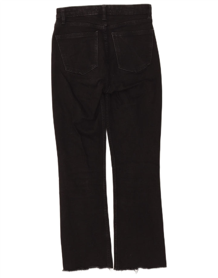 Zara Damen Bootcut Jeans EU 34 2XS W24 L26 Schwarz