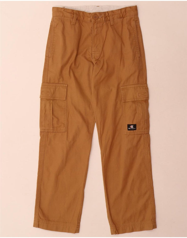 Champion Straight Cargo-Hose für Jungen, 9–10 Jahre, Größe M, W24, L26, Beige