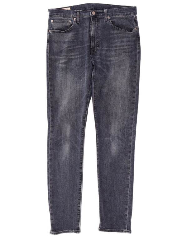 Levi's Herren 512 Slim Fit Tapered Jeans W34 L34 Blaue Baumwolle