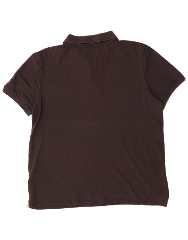 Timberland Herren Slim Fit Poloshirt 2XL Schwarz Baumwolle