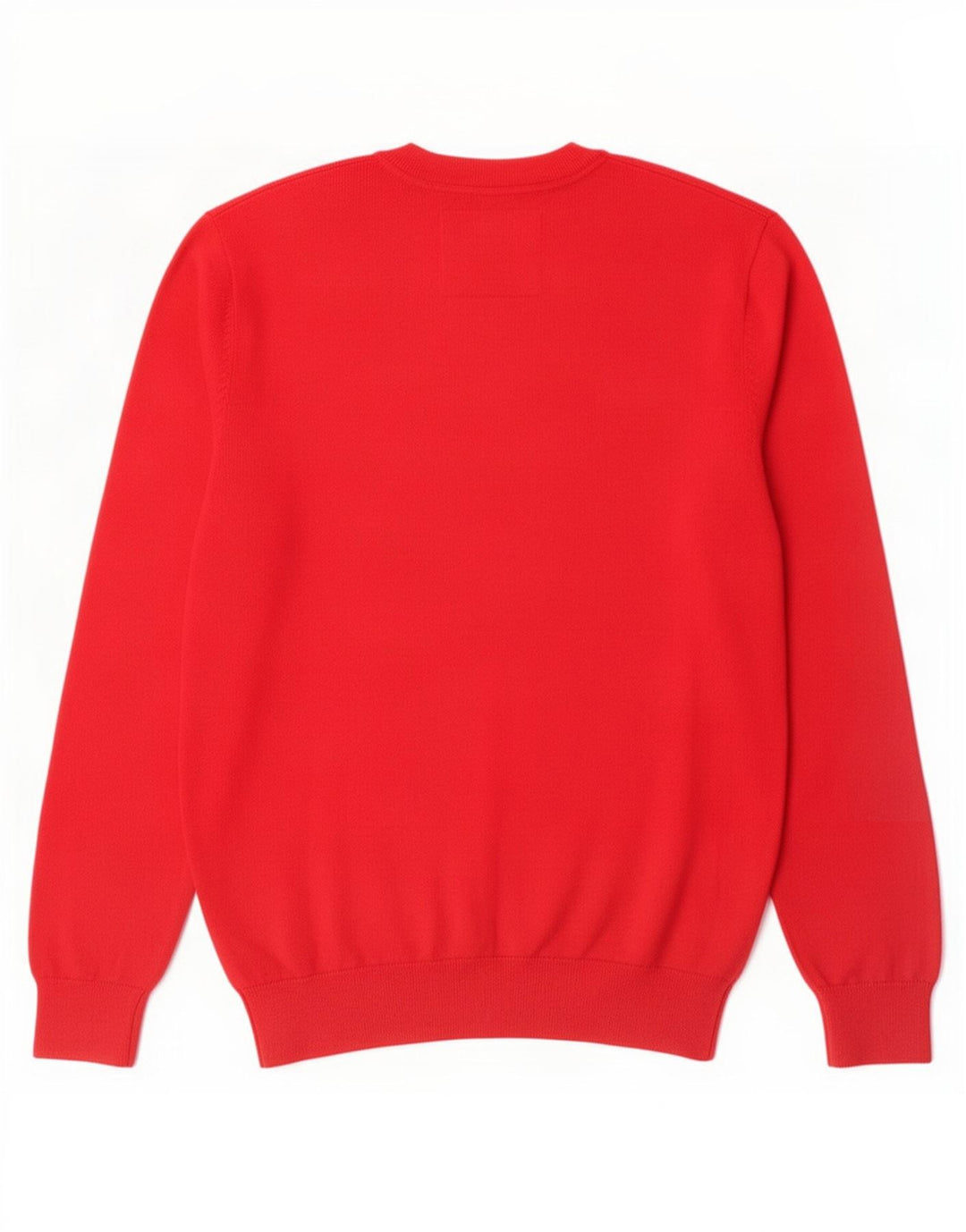 Jack Wills Herren-Pullover mit V-Ausschnitt, Größe L, aus roter Baumwolle