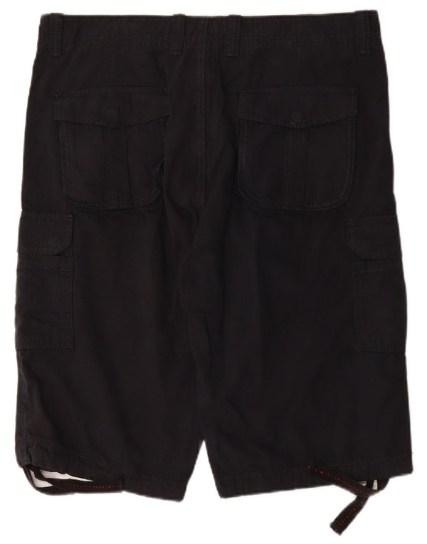 Vintage Herren Cargo Shorts IT 52 XL W38 Marineblaue Baumwolle