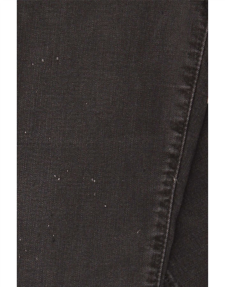 Levi's Damen 314 Shaping Denim Shorts W29 L28 Schwarze Baumwolle