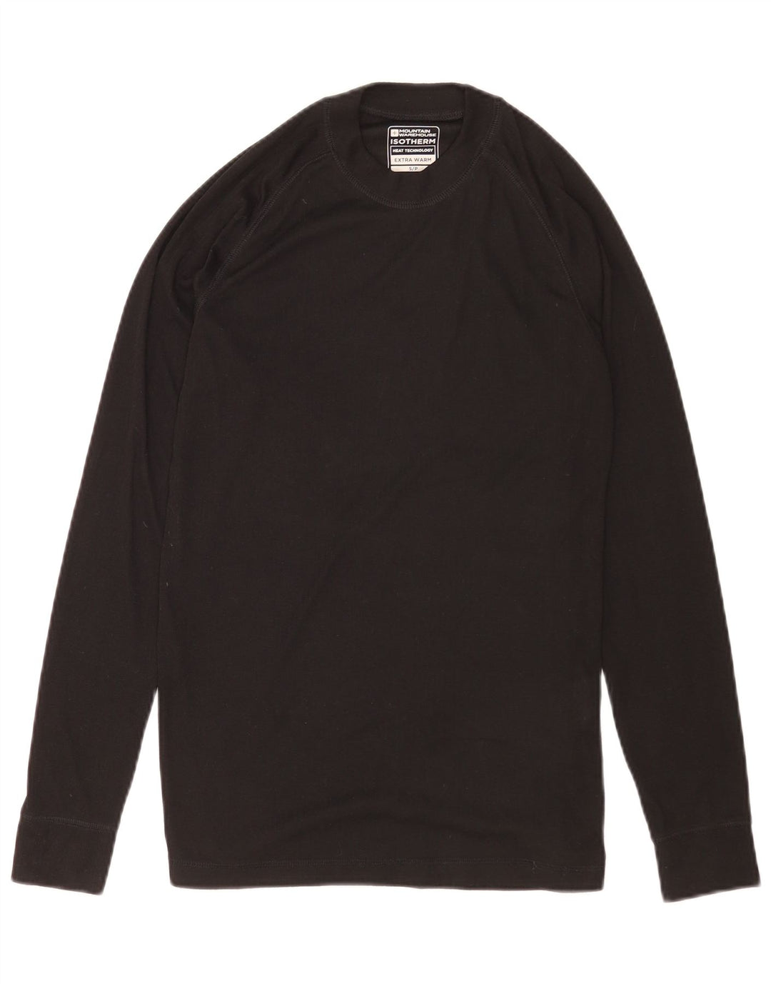 Mountain Warehouse Herren-Oberteil, langärmelig, Größe S, Schwarz, Polyester