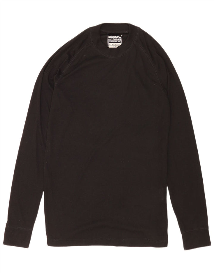 Mountain Warehouse Herren-Oberteil, langärmelig, Größe S, Schwarz, Polyester