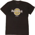 HARD ROCK Mens London Graphic T-Shirt Top Medium Black Cotton Vintage Hard Rock and Second-Hand Hard Rock from Messina Hembry 