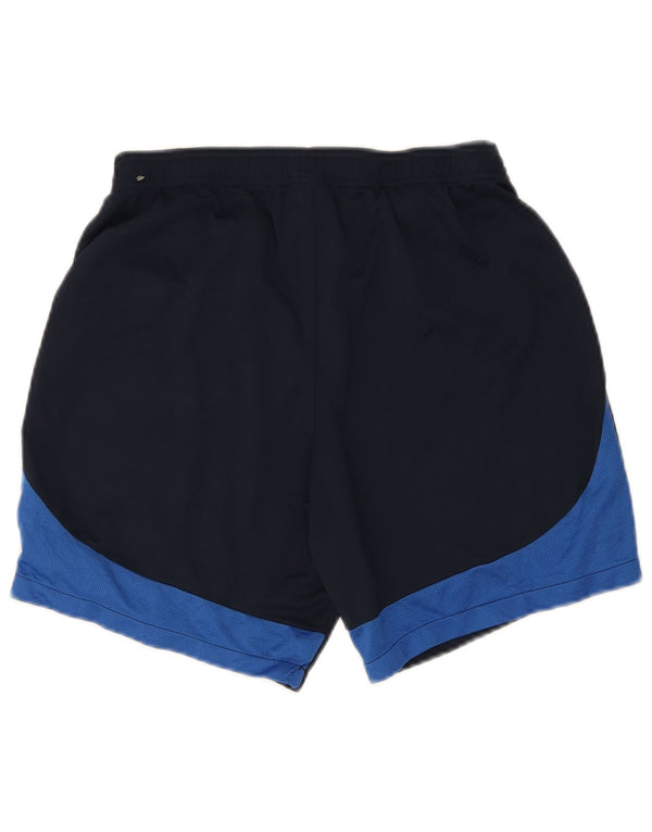 Nike Herren Dri Fit Slim Sportshorts, groß, Marineblau, Farbblock-Polyester