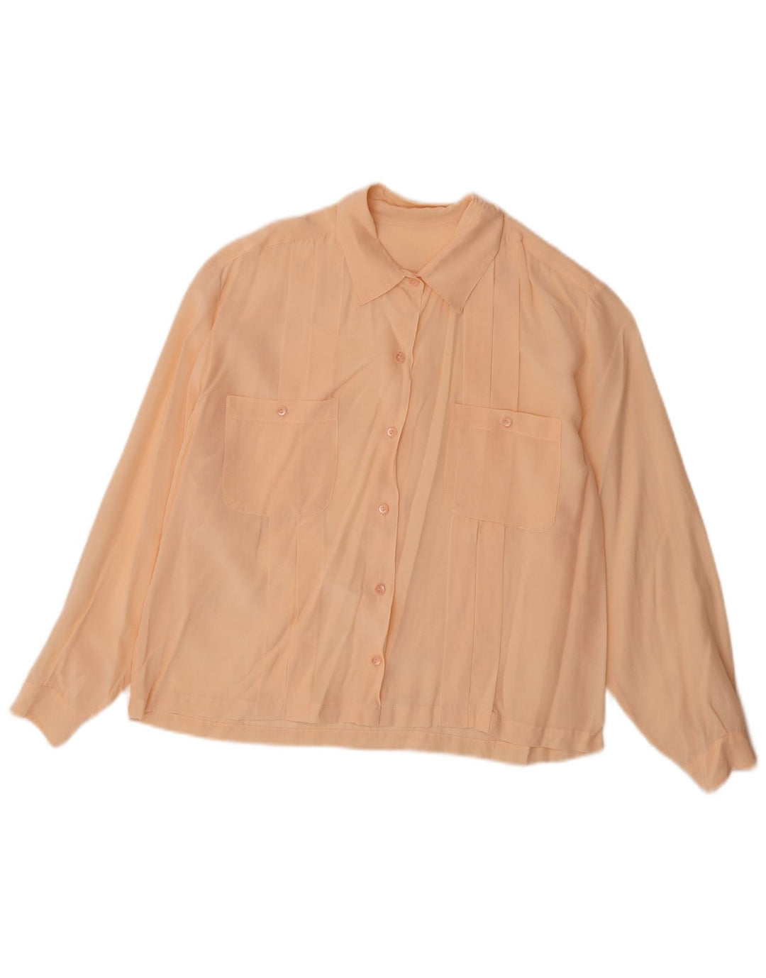 Vintage Damen Hemdbluse UK 14 Groß Rosa