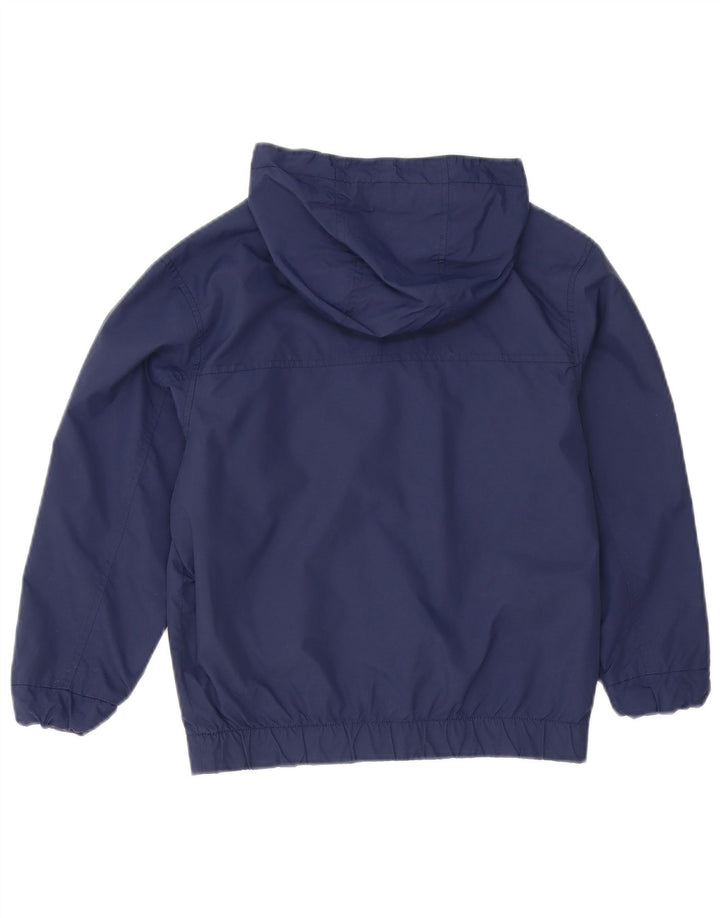 Kickers Windjacke mit Kapuze für Jungen, 7–8 Jahre, Größe S, marineblaues Nylon