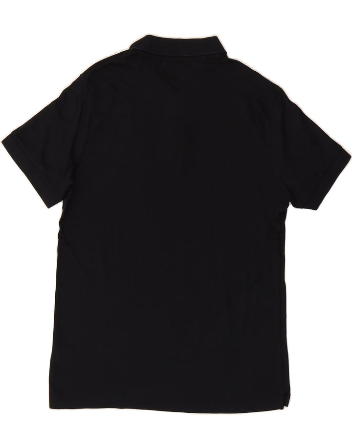 CALVIN KLEIN JEANS Mens Graphic Polo Shirt Medium Navy Blue Cotton Vintage Calvin Klein Jeans and Second-Hand Calvin Klein Jeans from Messina Hembry 