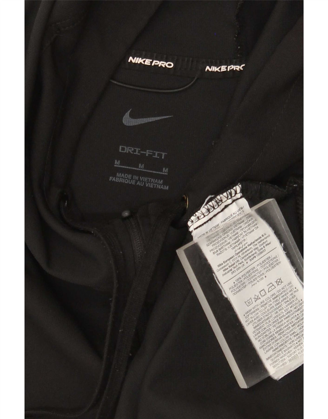 Nike Herren Dri Fit Graphic Kapuzen-Trainingsanzugoberteil, mittelgroß, Schwarz