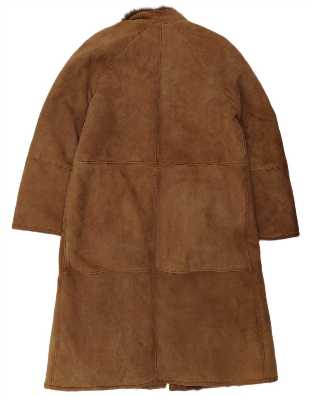 Shearling Damen-Shearling-Mantel IT 48 XL Braunes Shearling