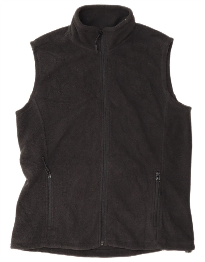 Russell Athletic Herren-Fleeceweste, UK 38, mittelgraues Polyester