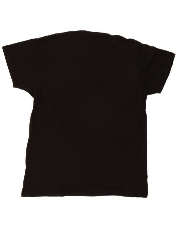 French Connection Herren T-Shirt Top XL Schwarz Baumwolle