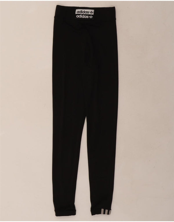 Adidas Damen Graphic Leggings UK 4 XS Schwarz