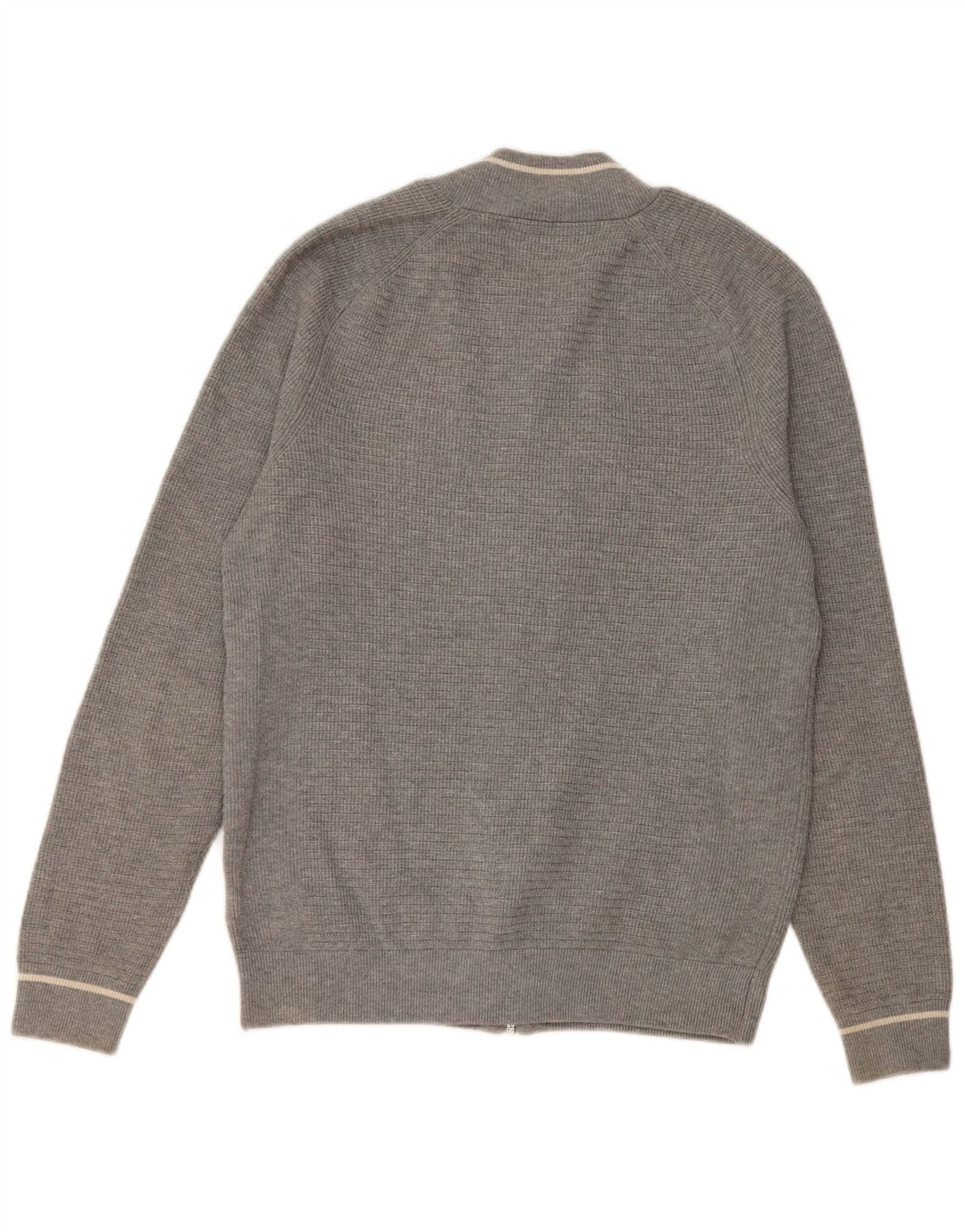 Marks & Spencer Herren-Cardigan, Größe S, grau, Polyester