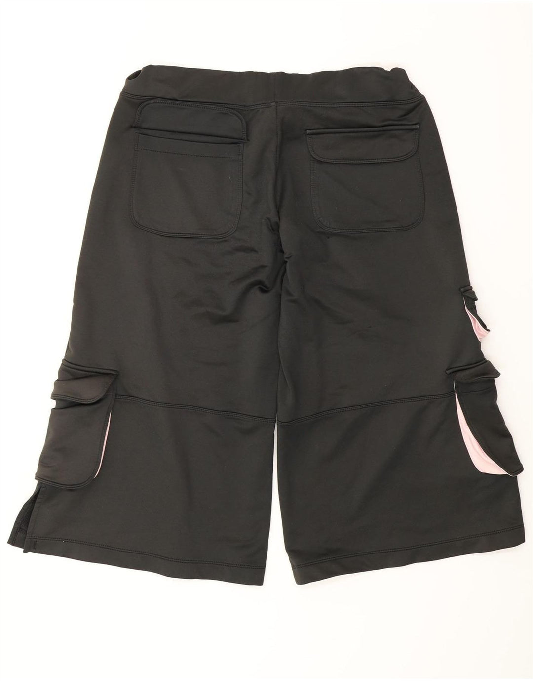 NIKE Damen Bermuda Sport Shorts US 4/6 Small Schwarz Polyester