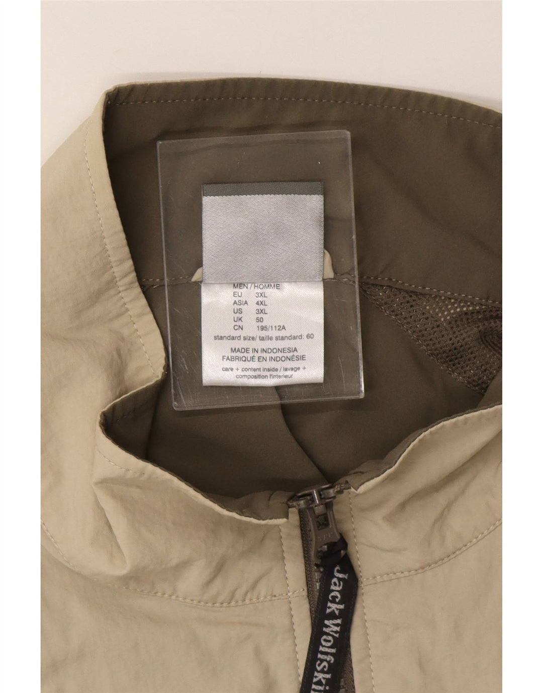 JACK WOLFSKIN Herren Utility Gilet UK 50 3XL Khaki Colourblock Polyester