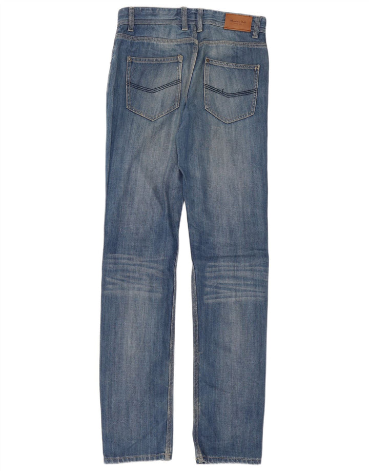 Massimo Dutti Straight Jeans für Jungen, 13–14 Jahre, W30 L34, Blau