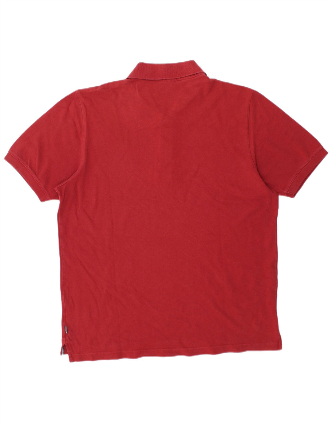 ADIDAS Herren Poloshirt Große rote Baumwolle