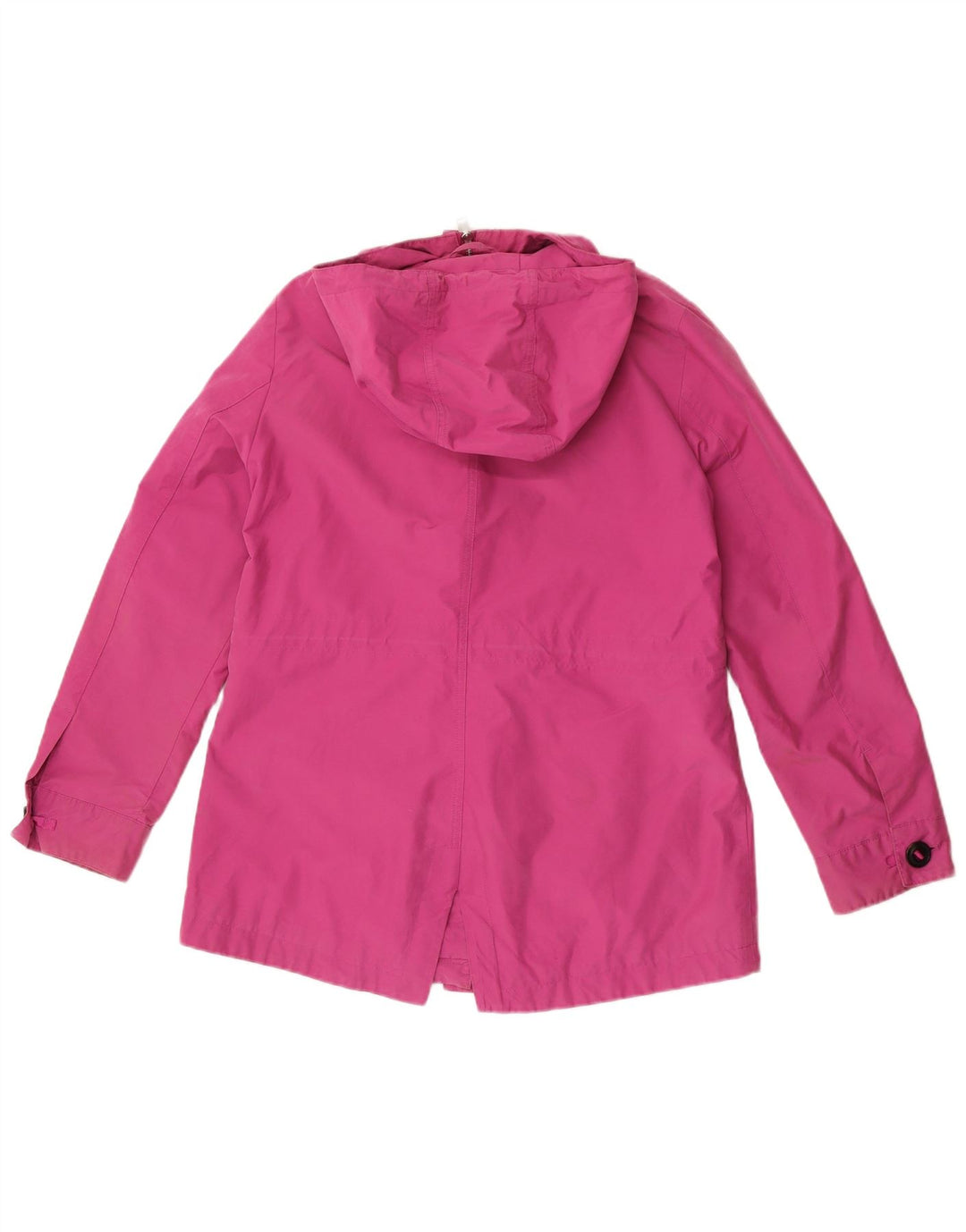 Marks & Spencer Damen-Utility-Jacke mit Kapuze, UK 12, mittelrosa, Baumwolle