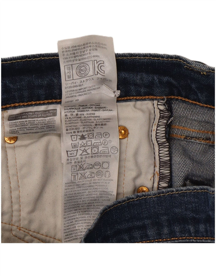 Levi's Herren 511 Straight Jeans W32 L30 Blaue Baumwolle