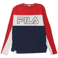 Fila Herren Tennis Graphic Top Langarm IT 46 Small Mehrfarbig