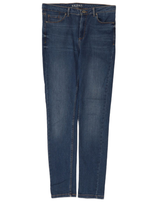 Marks & Spencer Damen Skinny Jeans UK 12 Medium W32 L30 Blaue Baumwolle