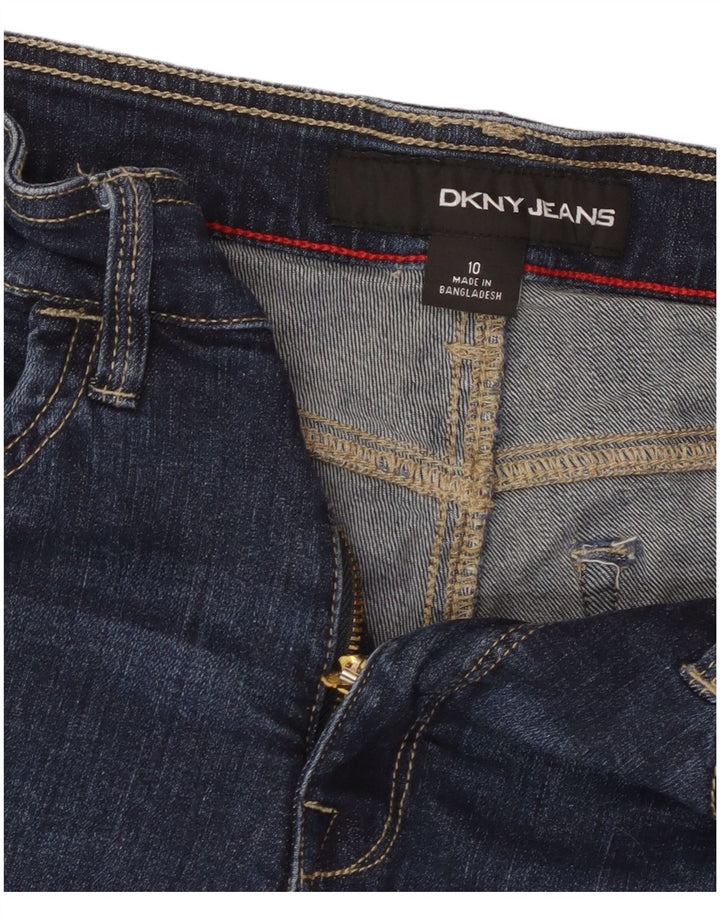 DKNY Damen Jeansshorts US 10 Large W30 Blaue Baumwolle