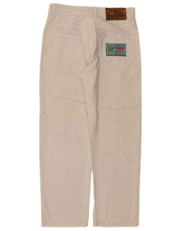 Uniform Damen Straight Jeans W28 L26 Weiß