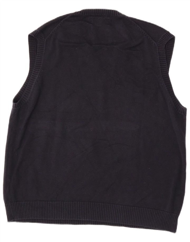 Marks & Spencer Herren-Tanktop „Blue Harbour“, groß, aus marineblauer Baumwolle