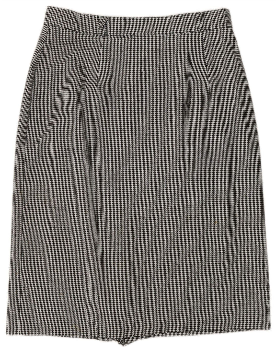 ST. BERNARD Womens Midi Straight Rock UK 16 Large W30 Schwarzer Hahnentritt