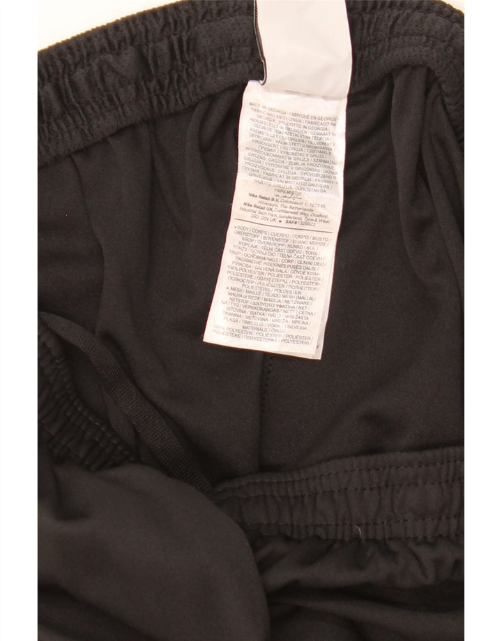 Nike Herren Dri Fit Trainingshose, groß, schwarzes Farbblock-Polyester