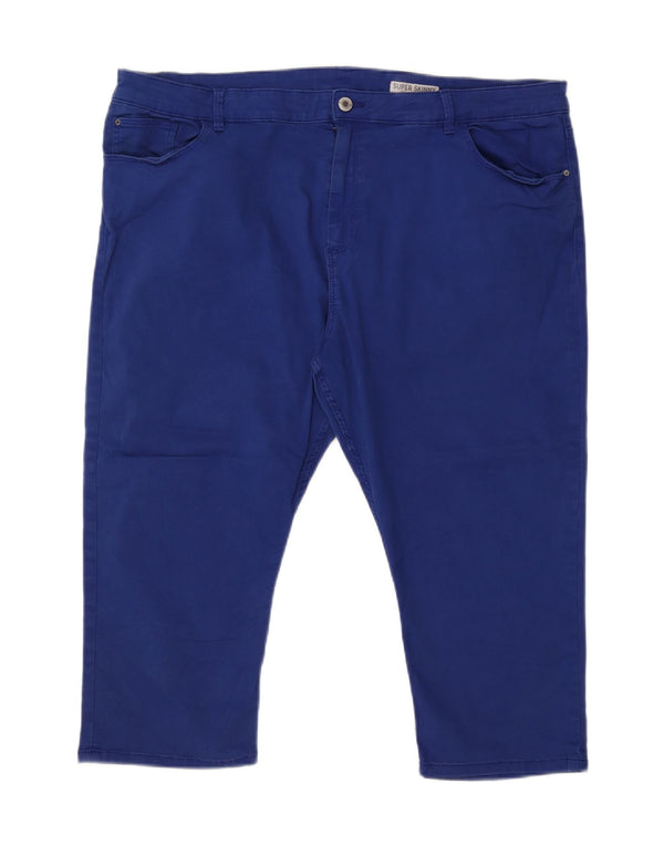 Marks & Spencer Damen Super Skinny Capri Jeans UK 24 4XL W44 L21 Blau