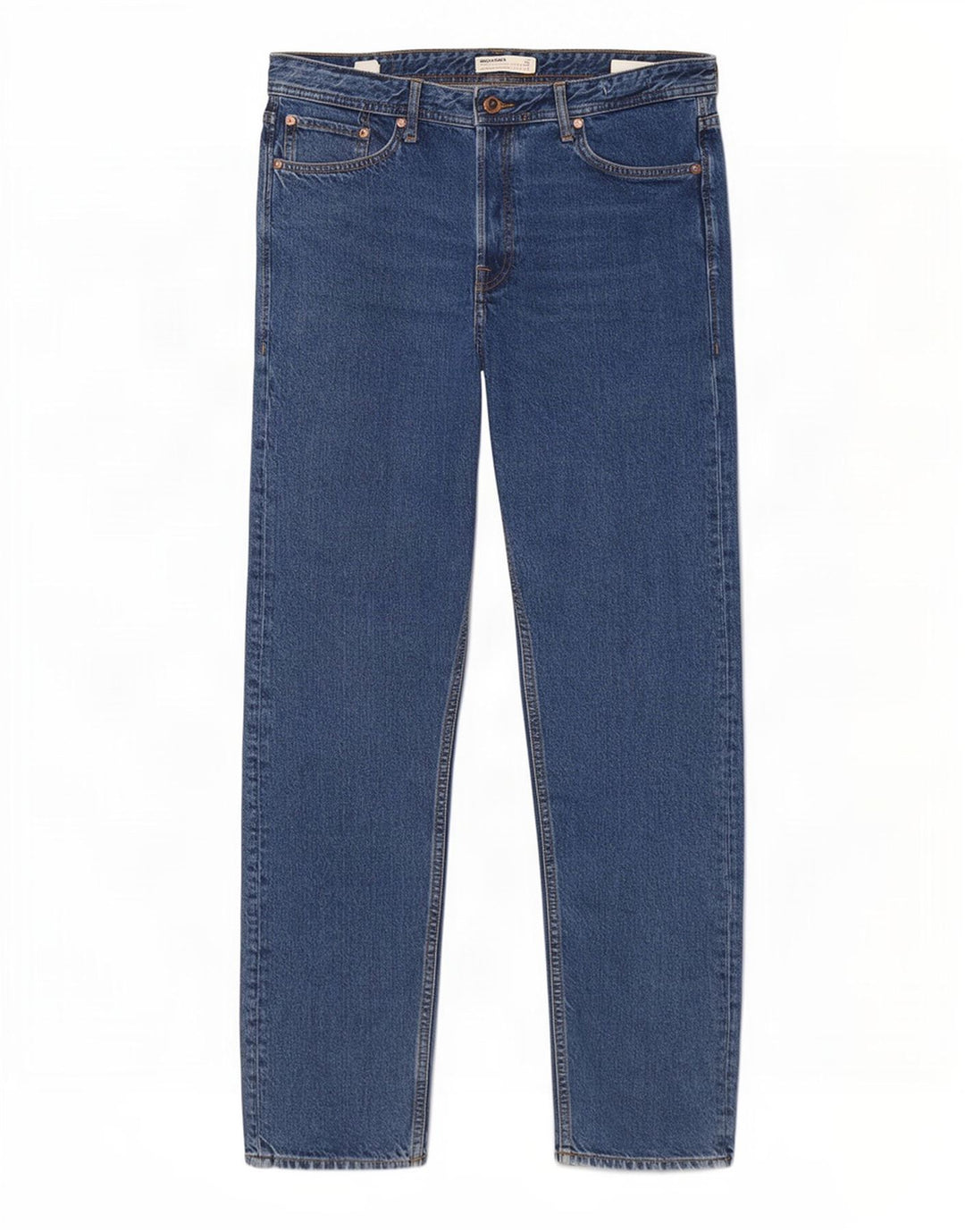 Jack & Jones Herren Straight Jeans W32 L32 Blaue Baumwolle